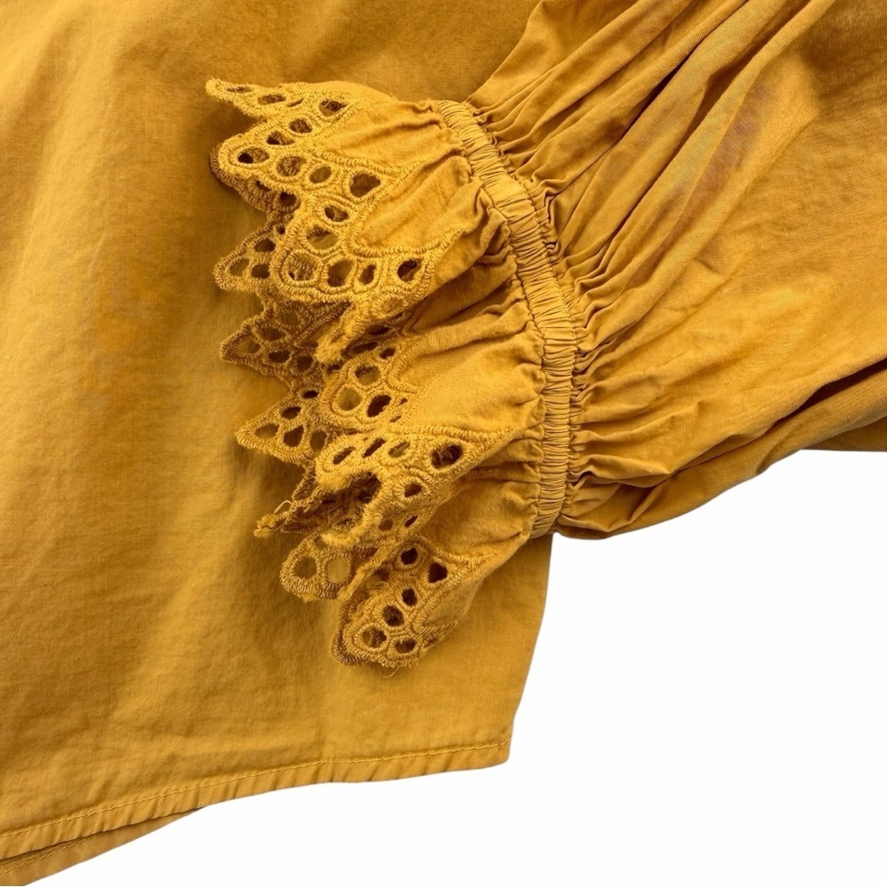 Velvet By Graham & Spencer Anthropologie Women’s Jacoba Henley Blouse Size M - Picture 3 of 8